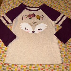 Garanimals Toddler Girls Size 2T Fox Shirt